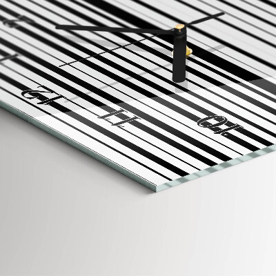 Reloj rectangular rayas