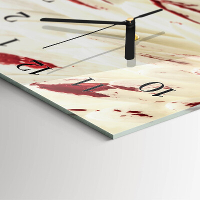 Reloj rectangular Flor