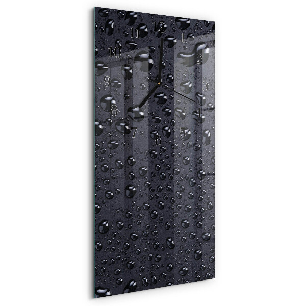 Reloj rectangular Gotas