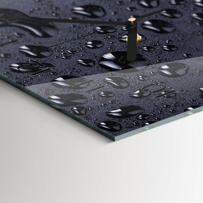 Reloj rectangular Gotas