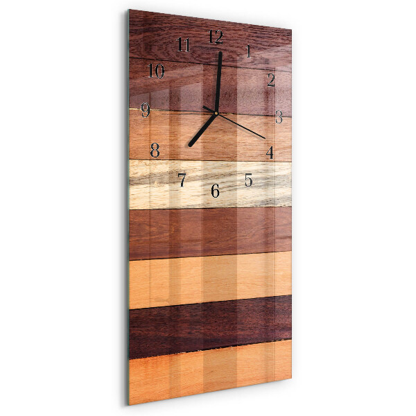 Reloj rectangular rayas