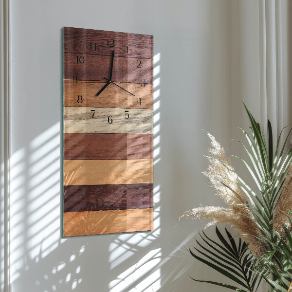 Reloj rectangular rayas