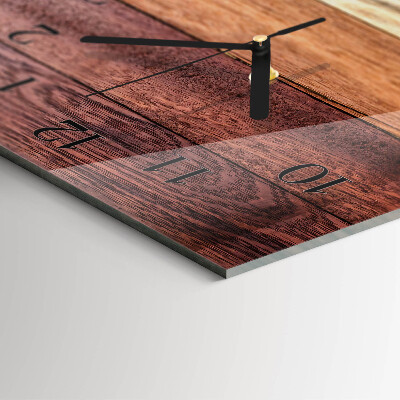 Reloj rectangular rayas
