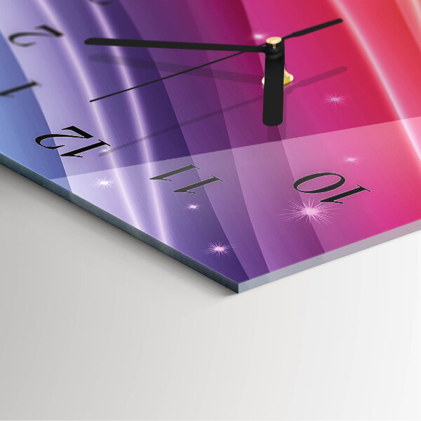 Reloj rectangular Arcoíris