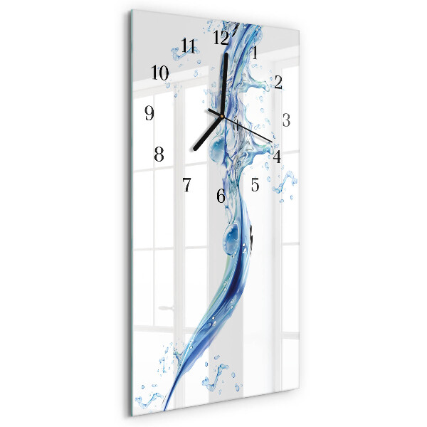 Reloj rectangular Agua