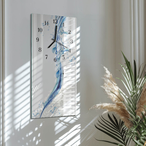 Reloj rectangular Agua