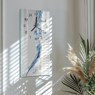 Reloj rectangular Agua