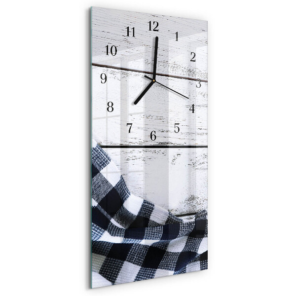 Reloj rectangular Mesa de tela