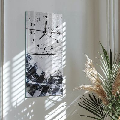 Reloj rectangular Mesa de tela