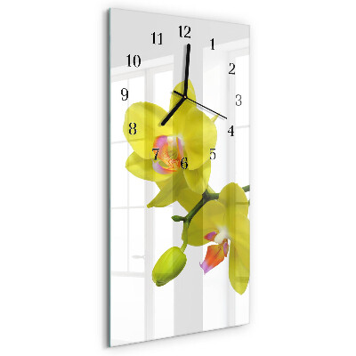 Reloj rectangular Orquídea