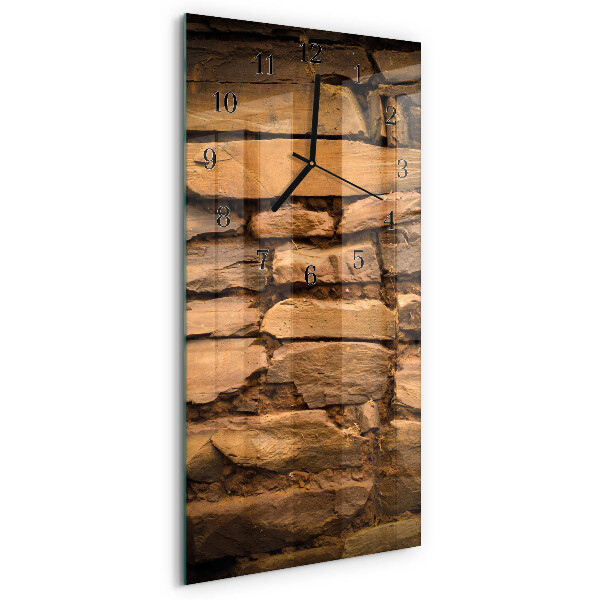 Reloj rectangular Piedras