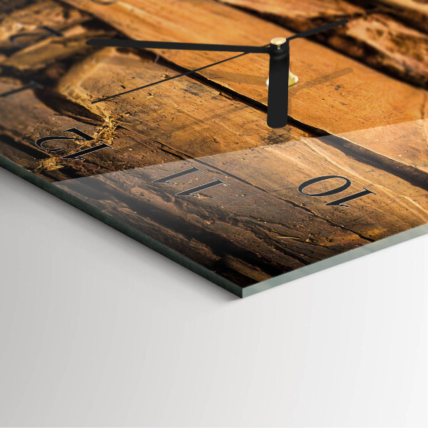 Reloj rectangular Piedras