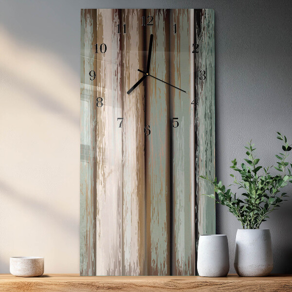 Reloj rectangular Madera