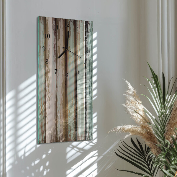 Reloj rectangular Madera