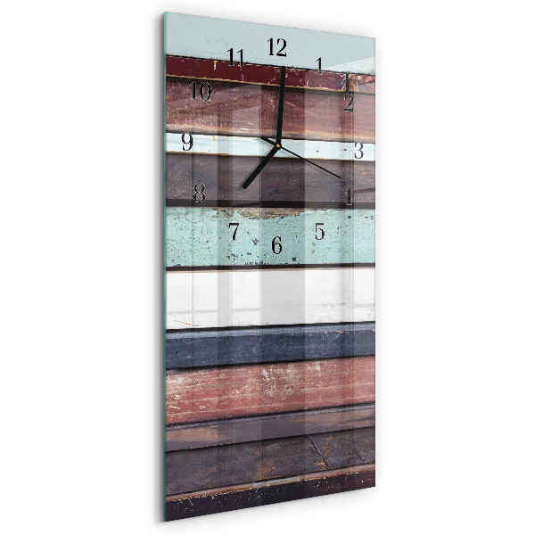 Reloj rectangular Patrulla de madera