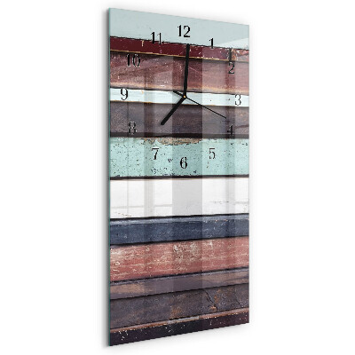 Reloj rectangular Patrulla de madera