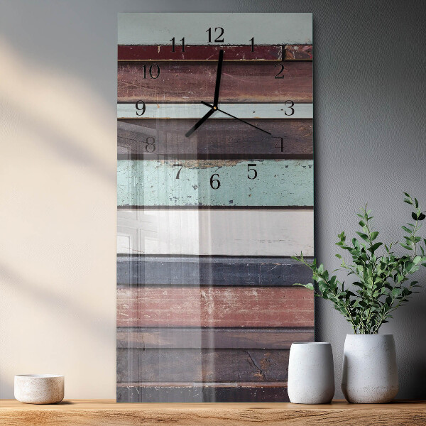 Reloj rectangular Patrulla de madera