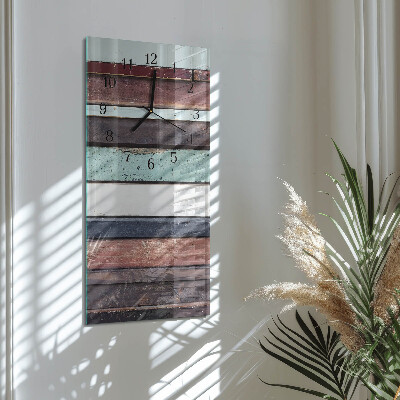 Reloj rectangular Patrulla de madera