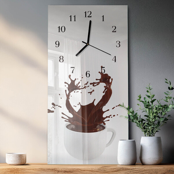 Reloj rectangular Café