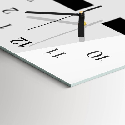 Reloj rectangular Café