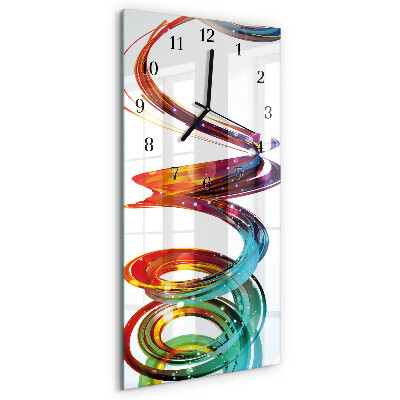 Reloj rectangular Espiral