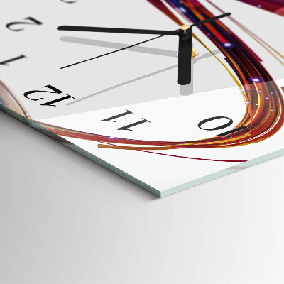 Reloj rectangular Espiral