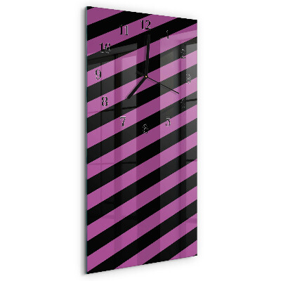 Reloj rectangular rayas