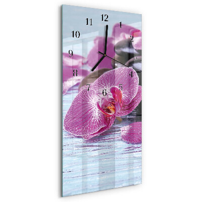 Reloj rectangular Idea para orquídeas