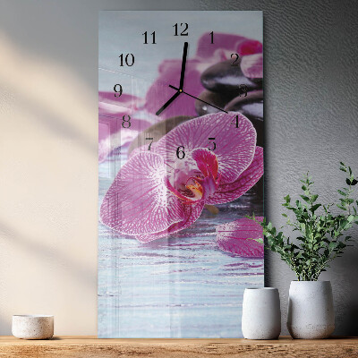 Reloj rectangular Idea para orquídeas