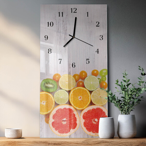 Reloj rectangular Fruta