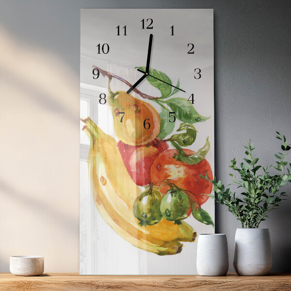 Reloj rectangular Fruta