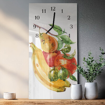 Reloj rectangular Fruta