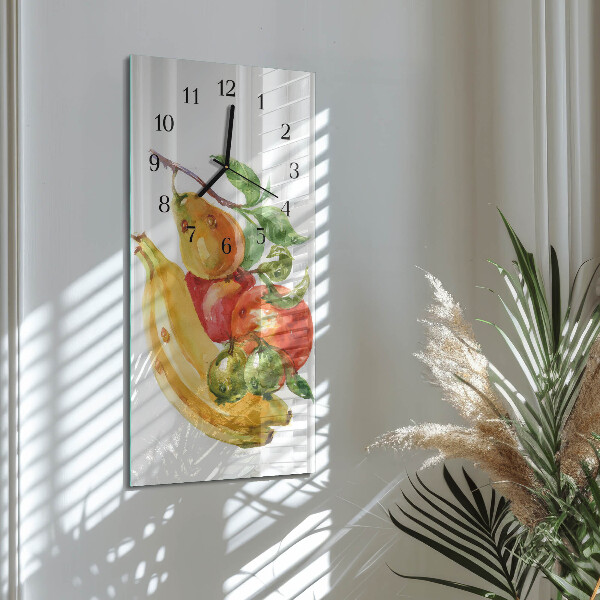 Reloj rectangular Fruta