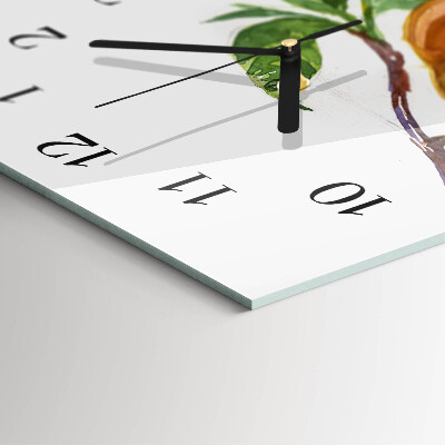 Reloj rectangular Fruta