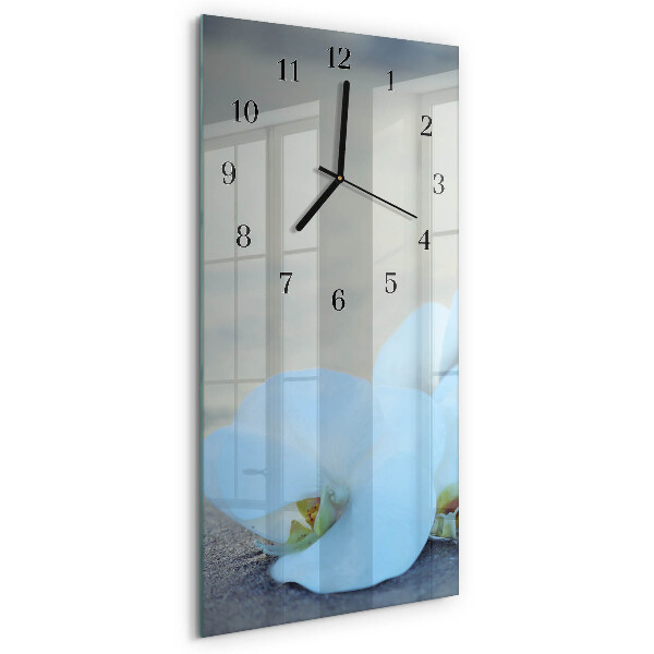 Reloj rectangular Orquídea