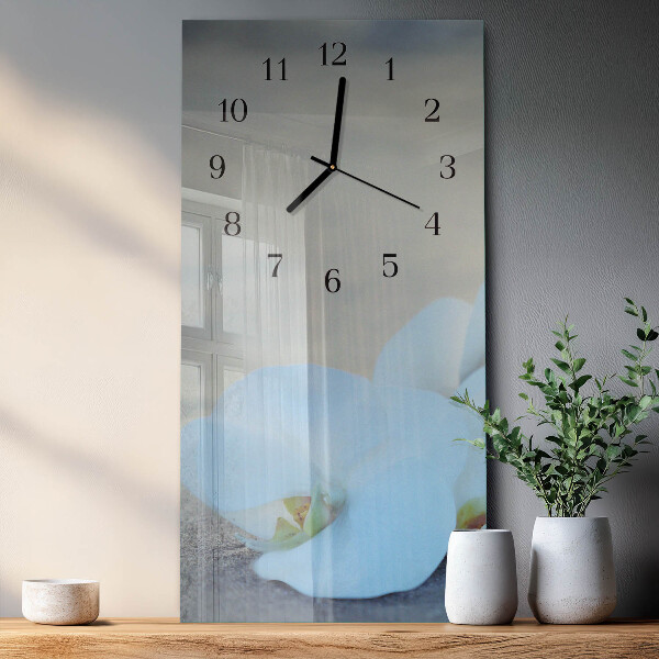 Reloj rectangular Orquídea