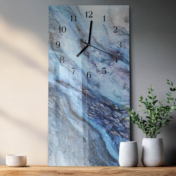 Reloj rectangular Piedra