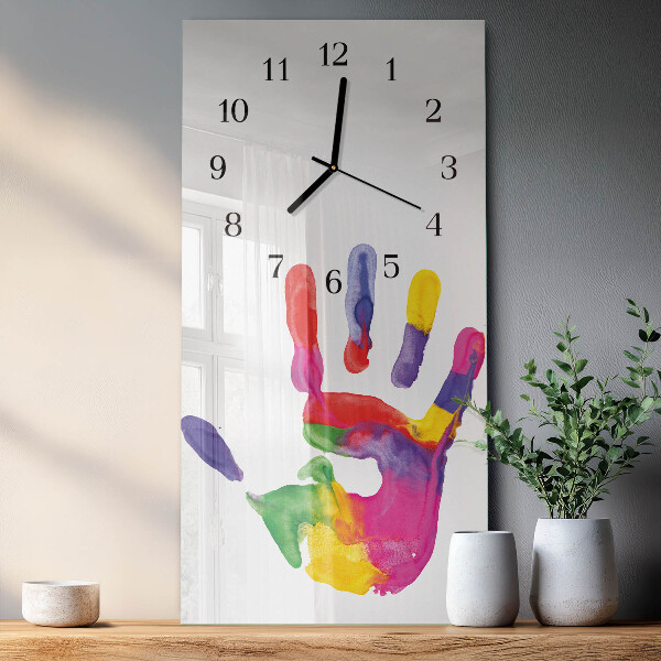 Reloj rectangular Mano