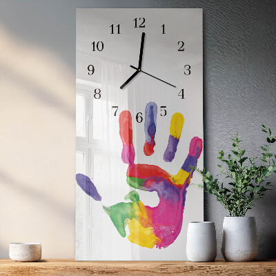 Reloj rectangular Mano