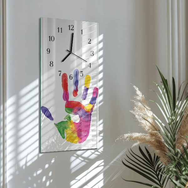 Reloj rectangular Mano