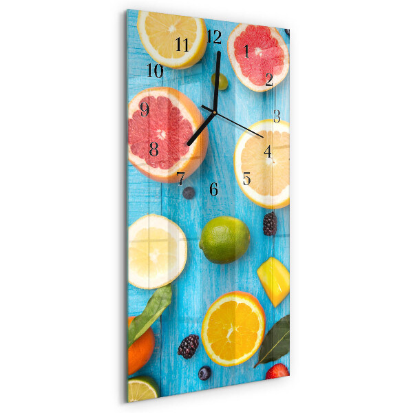 Reloj rectangular Fruta