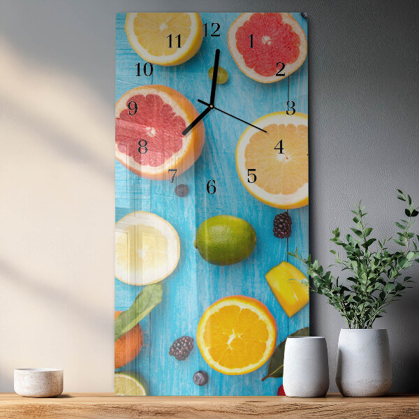 Reloj rectangular Fruta