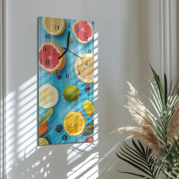 Reloj rectangular Fruta