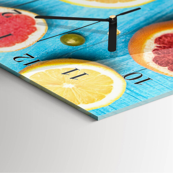 Reloj rectangular Fruta