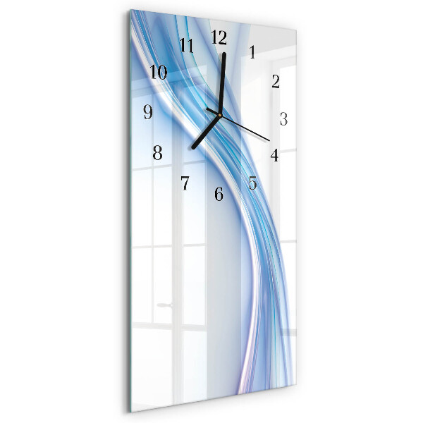 Reloj rectangular Abstracción azul