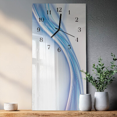 Reloj rectangular Abstracción azul