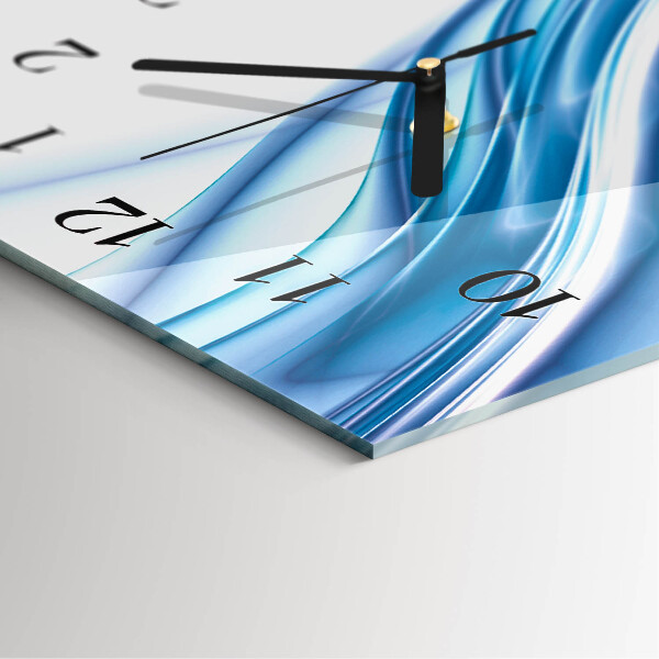 Reloj rectangular Abstracción azul