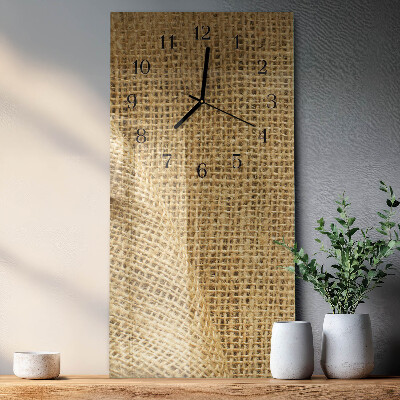 Reloj rectangular Tejido textil