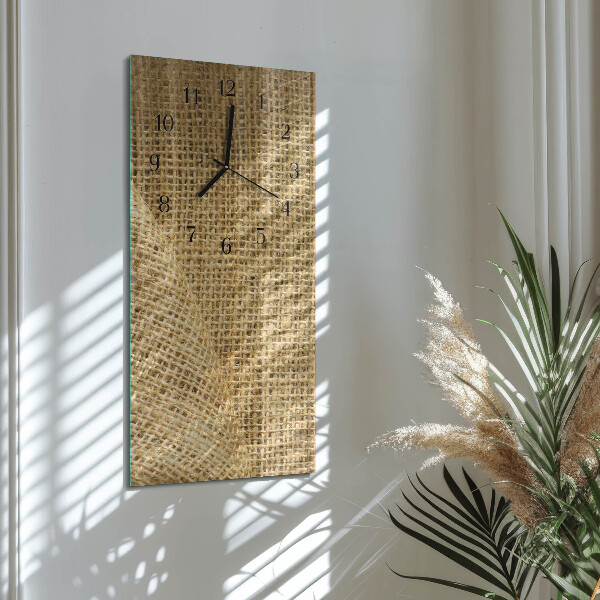 Reloj rectangular Tejido textil