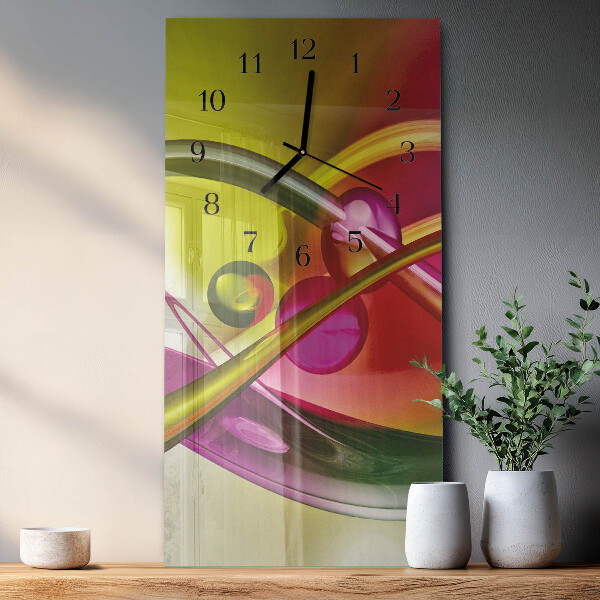 Reloj rectangular Abstracción